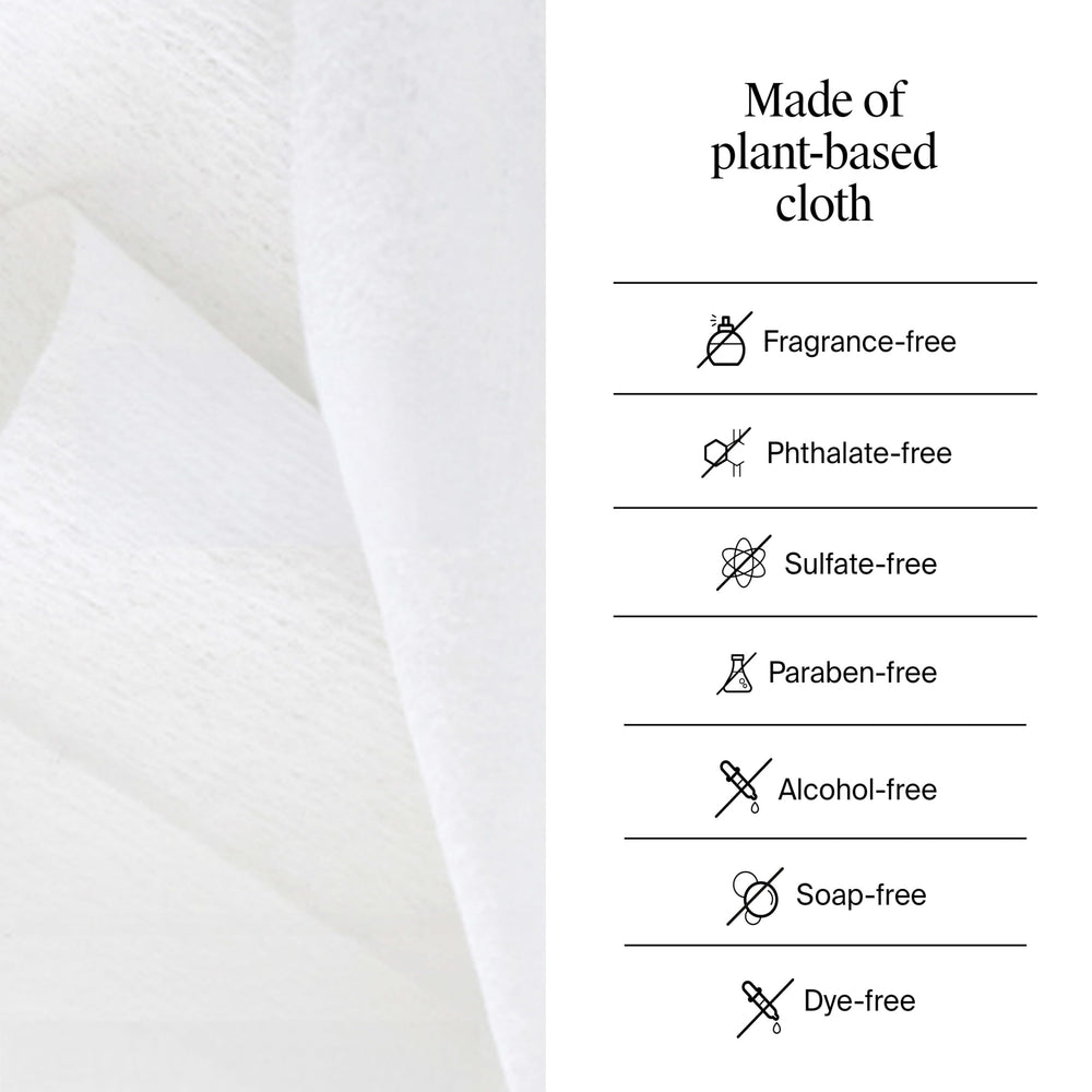 Neutrogena plant-based cloth fiber detail highlighting eco-friendly material