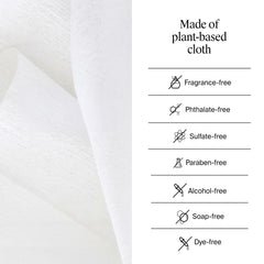 Neutrogena plant-based cloth fiber detail highlighting eco-friendly material