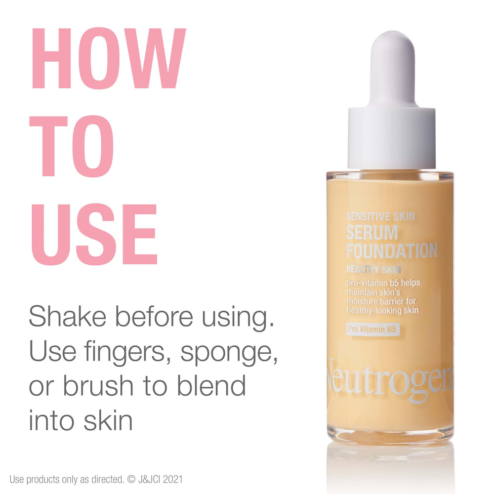 Neutrogena lifestyle on vanity showing everyday skincare and makeup routine
