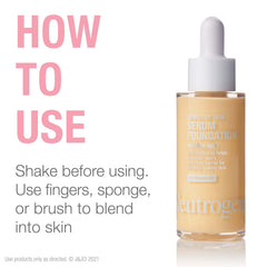 Neutrogena lifestyle on vanity showing everyday skincare and makeup routine