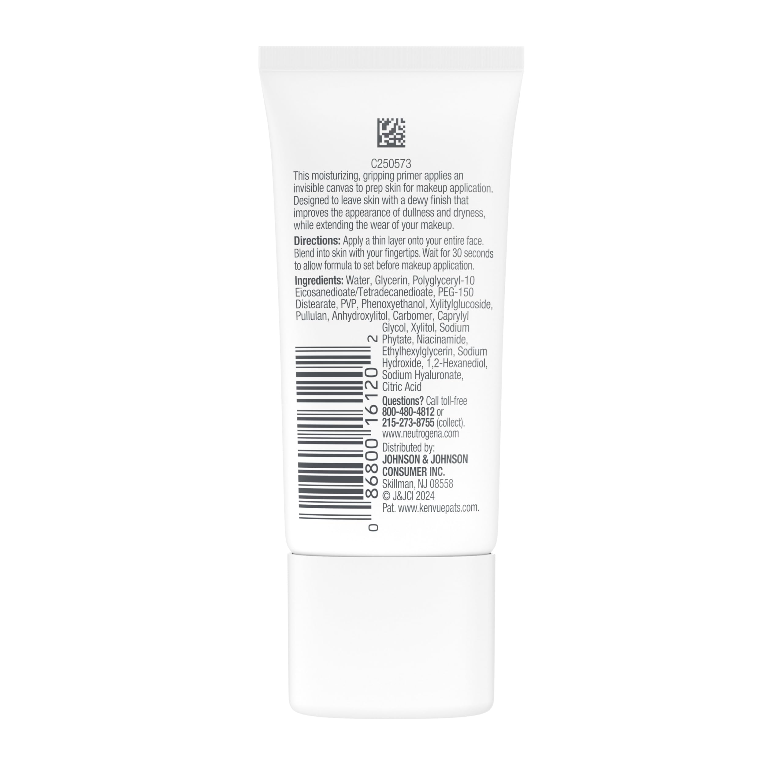Neutrogena primer beside foundation illustrating pairing and finish
