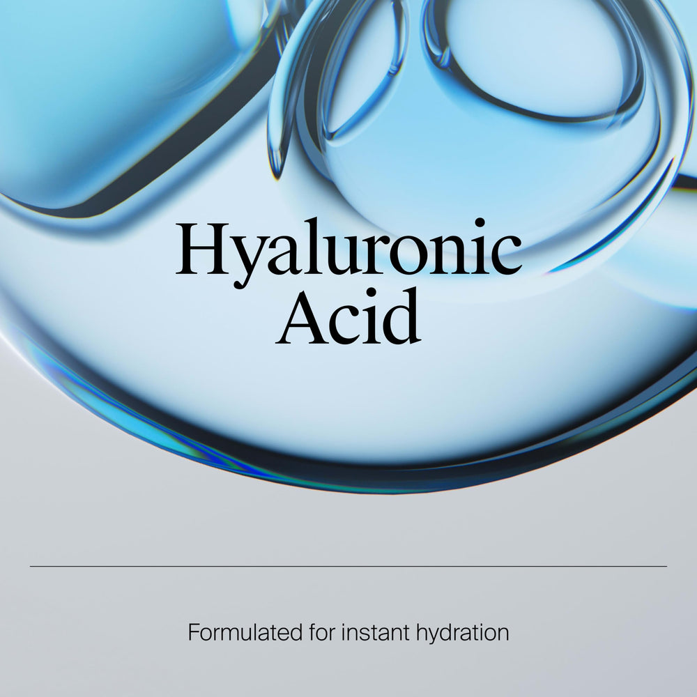 Neutrogena primer label closeup highlighting hyaluronic acid ingredient