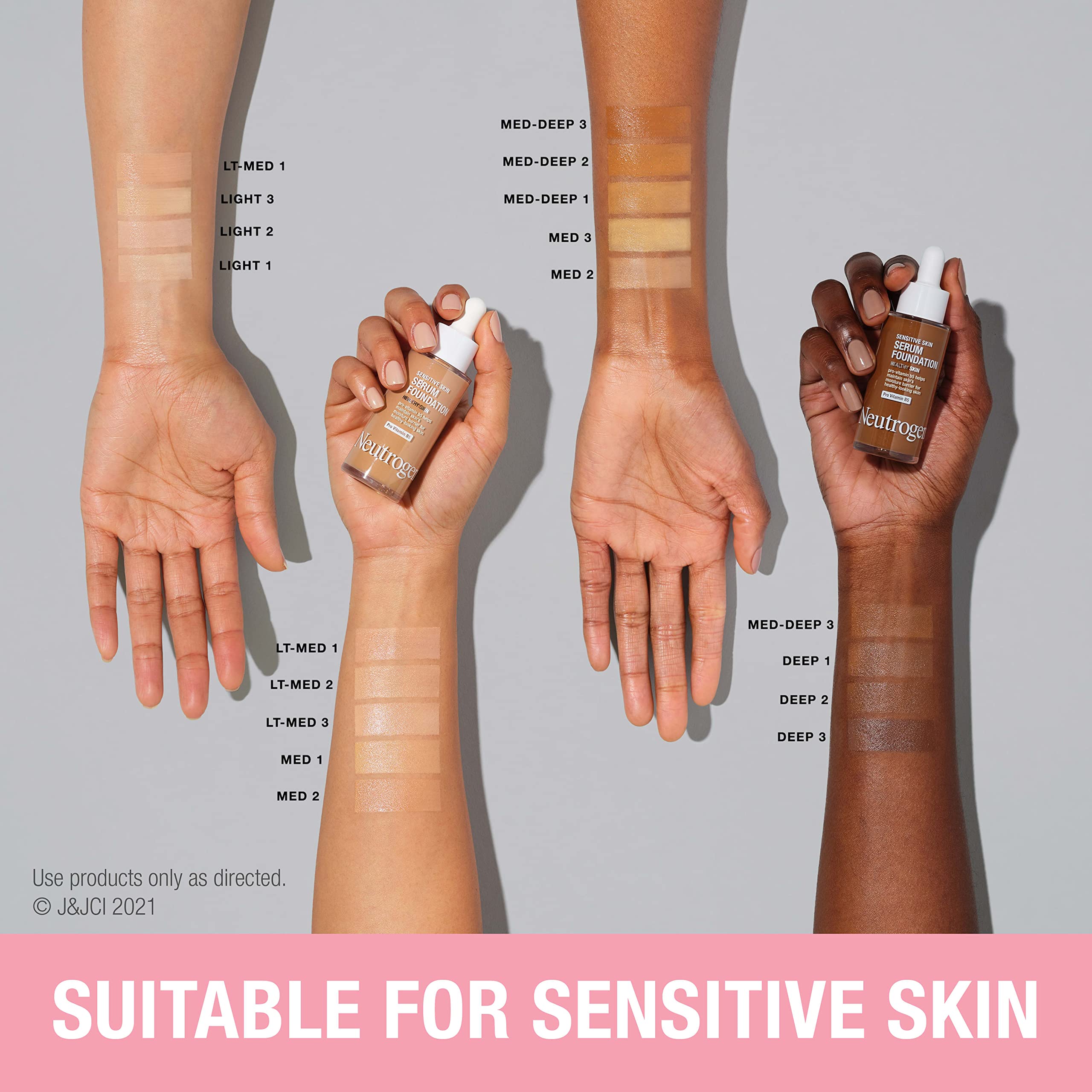 Neutrogena label closeup highlighting ingredients and gentle formulation benefits