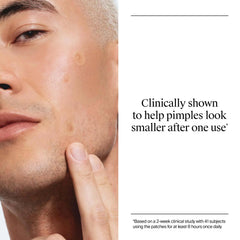 Neutrogena patch sealing blemish to block picking and protect healing