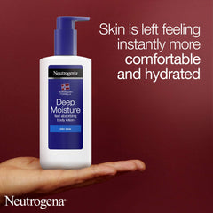 Neutrogena pump detail showing easy dispensing and controlled use benefit