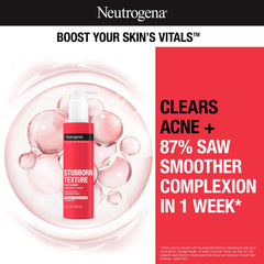 Neutrogena close-up of cleanser lather, highlighting gentle exfoliation and smooth feel