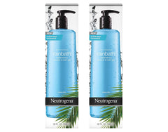 Neutrogena Rainbath front packaging showing bottle and label benefits