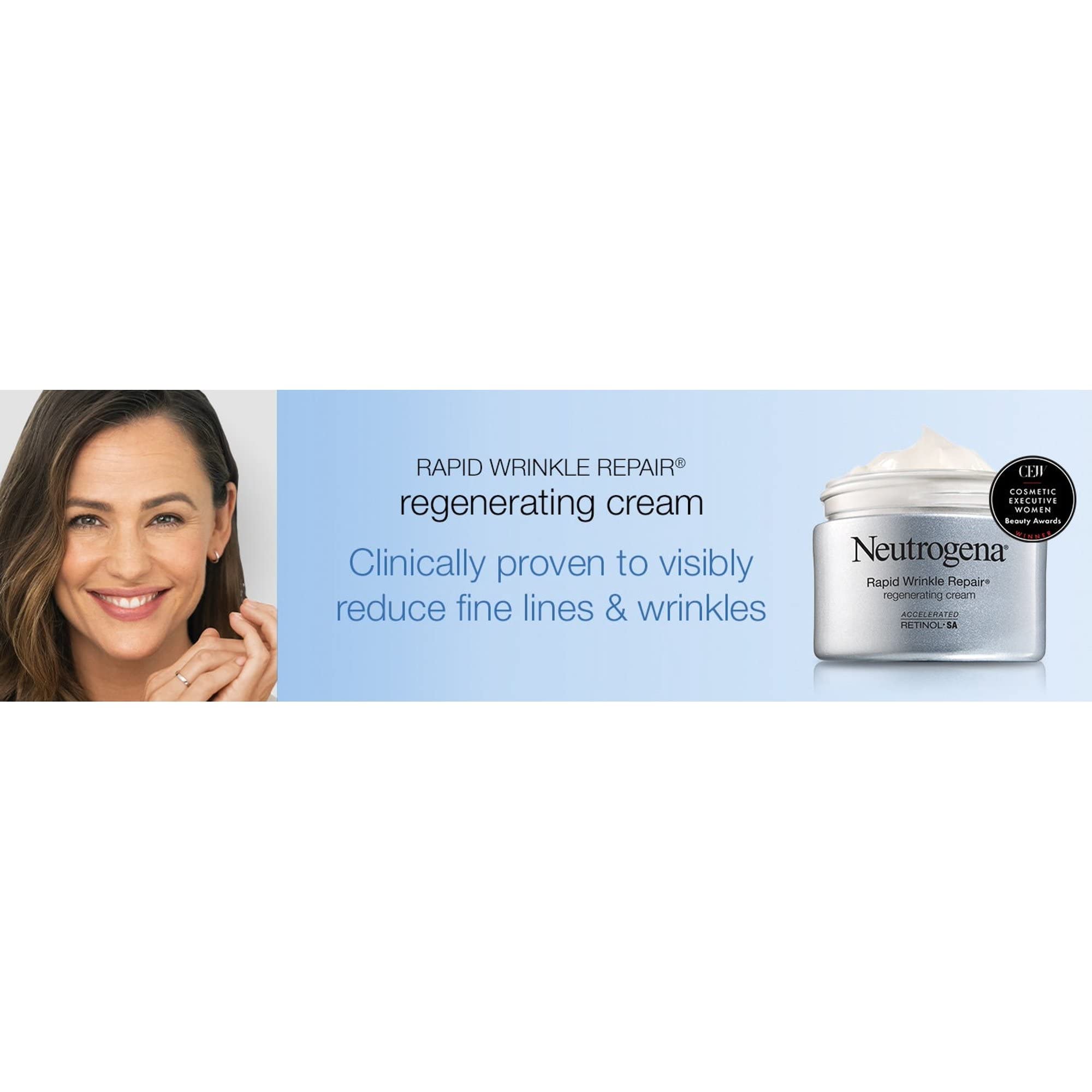 Neutrogena cream applied on hand demonstrating smooth spreadability and quick absorption