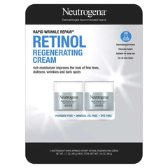 Neutrogena front packaging showing product benefits and dual-jar pack providing value