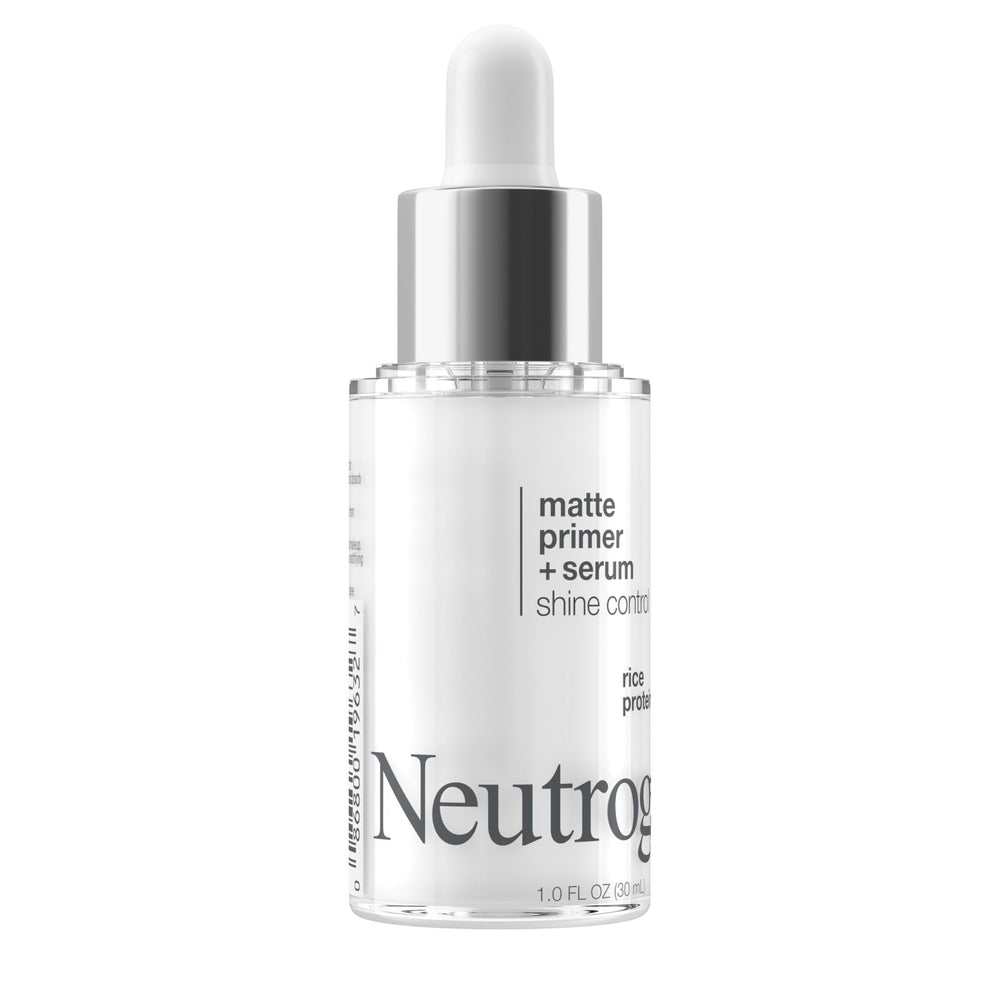 Neutrogena rice protein ingredient visual emphasizing natural oil-absorbing benefit for skin