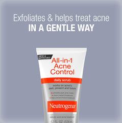 Neutrogena scrub closeup texture showing gentle exfoliants and smooth feel