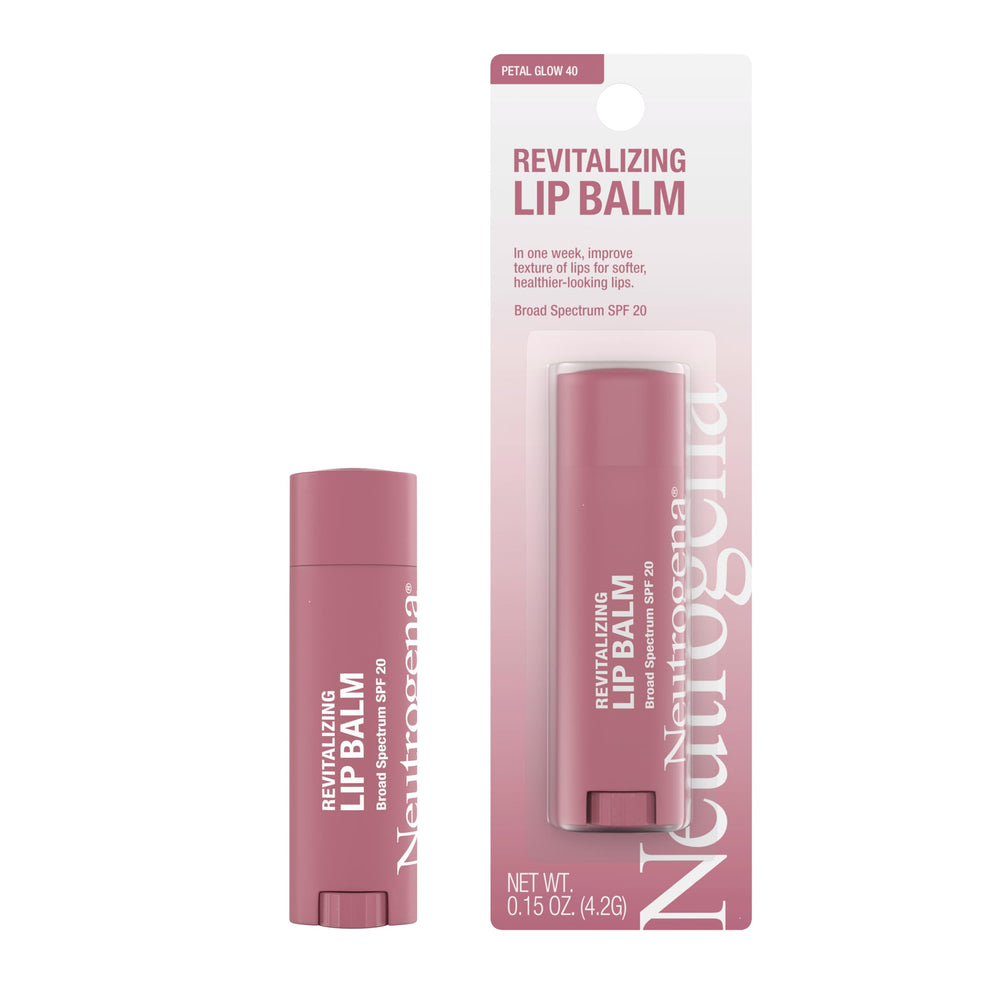 Neutrogena Petal Glow on lips showing natural tint and instant hydration