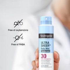 Neutrogena size comparison next to a hand showing travel-friendly 5 oz convenience
