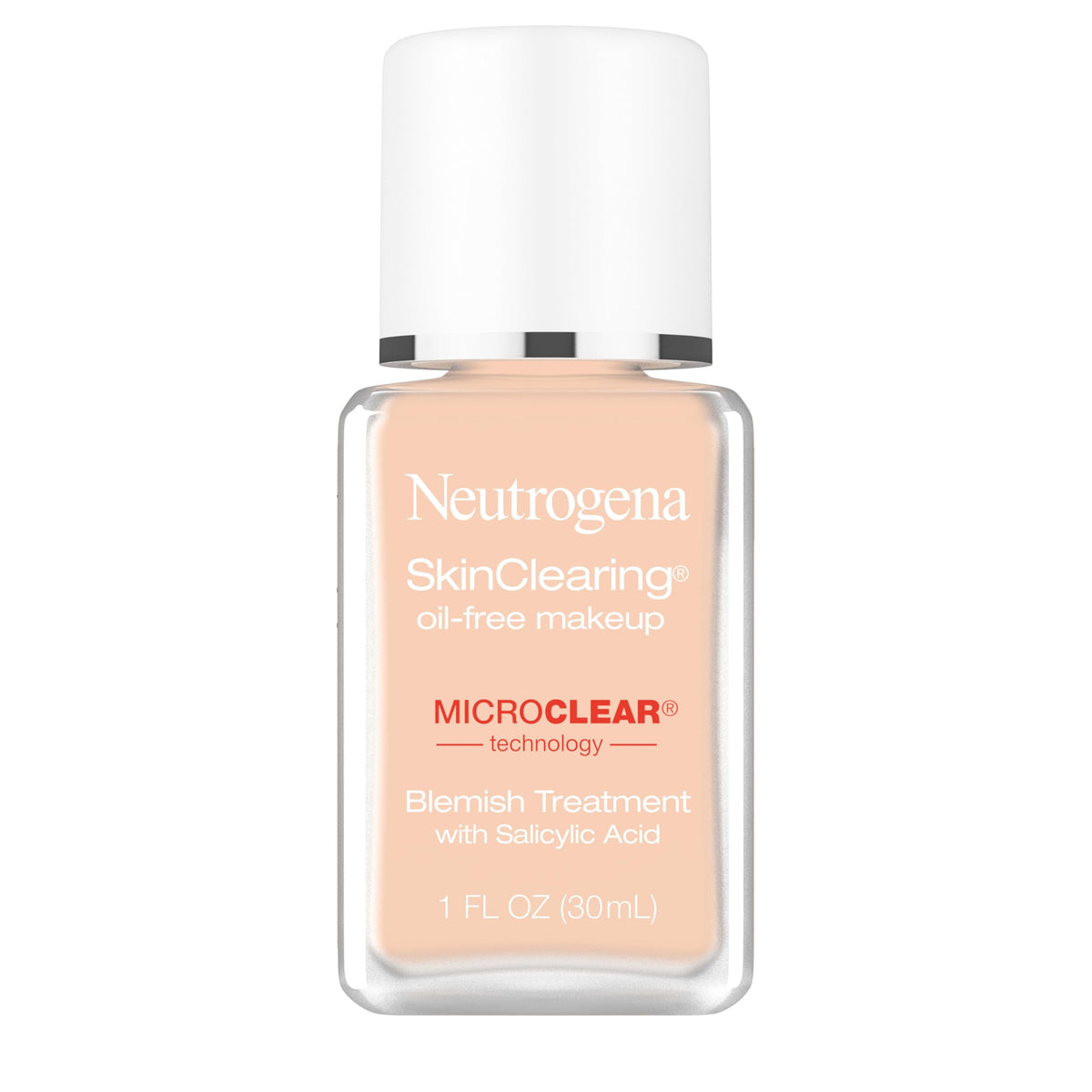 Neutrogena bottle front packaging showing shade and benefits