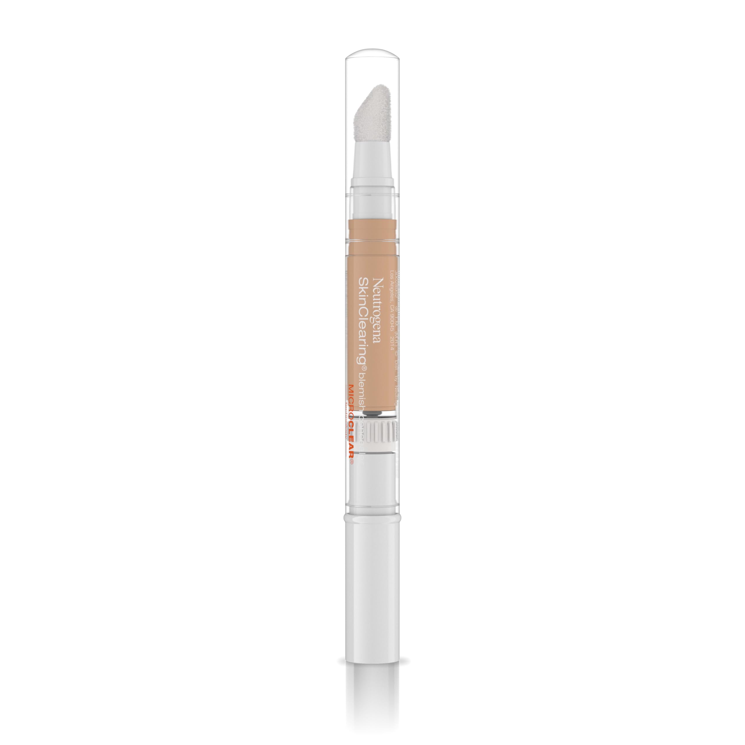 Neutrogena concealer applicator tip close-up for precise spot treatment