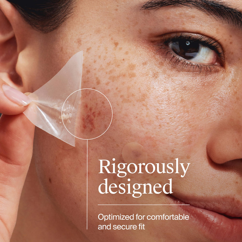 Neutrogena small patch on fingertip showing size and precise placement benefit
