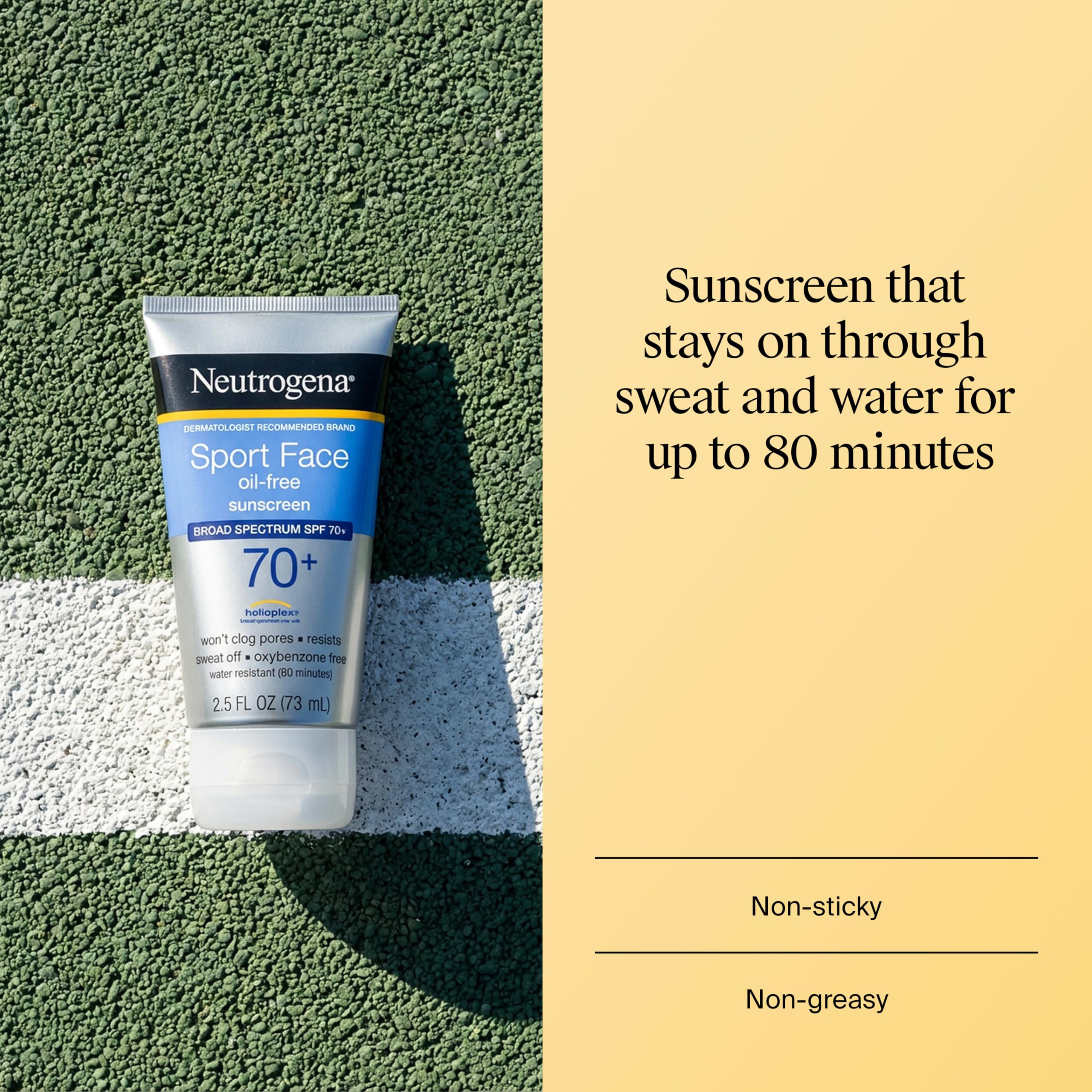 neutrogena sport face open cap dispensing sunscreen for easy application