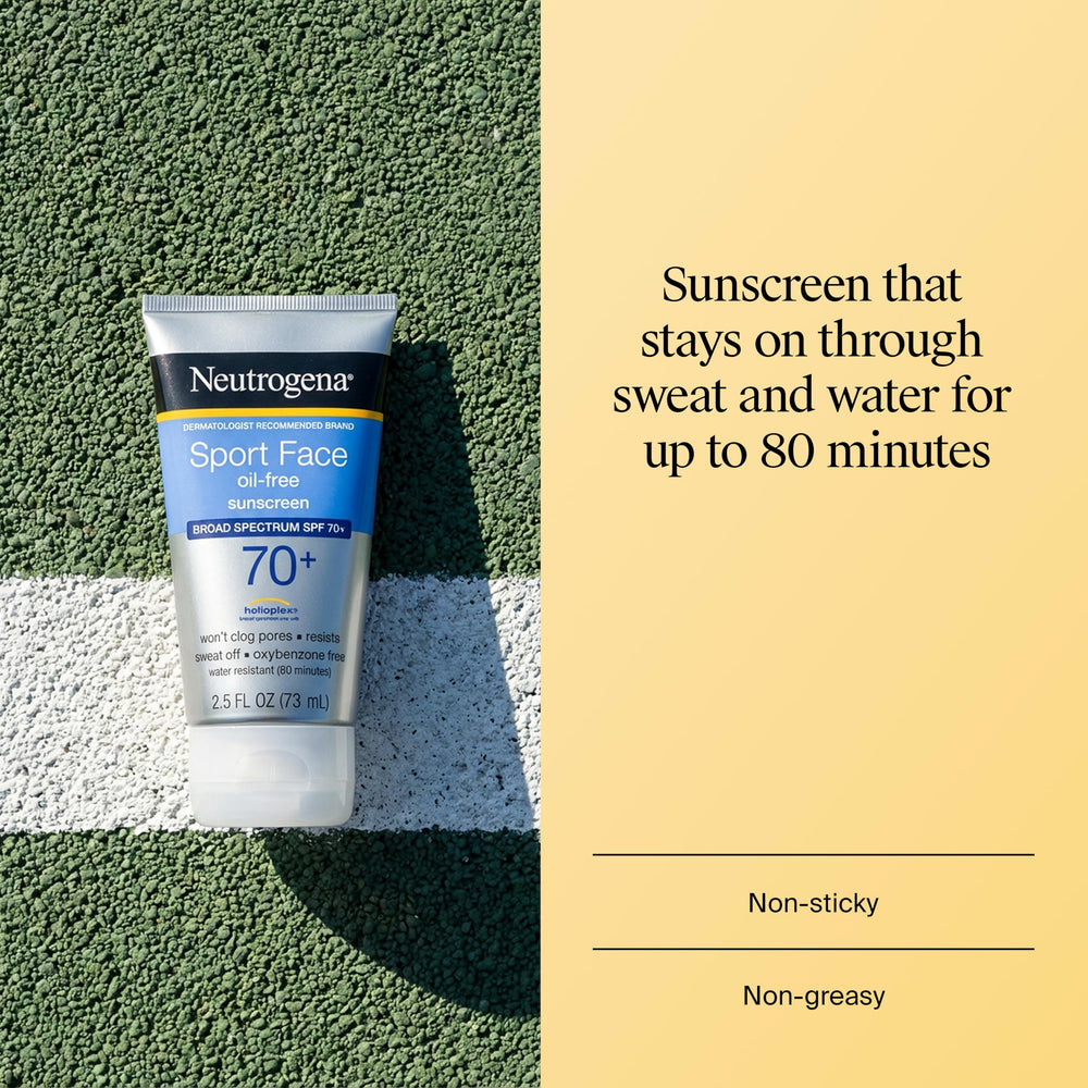 neutrogena sport face open cap dispensing sunscreen for easy application