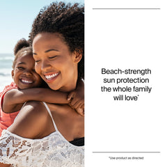 Neutrogena spray applied into hands illustrating easy, even coverage