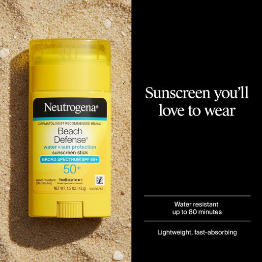 Neutrogena stick open while being applied for no-mess quick coverage