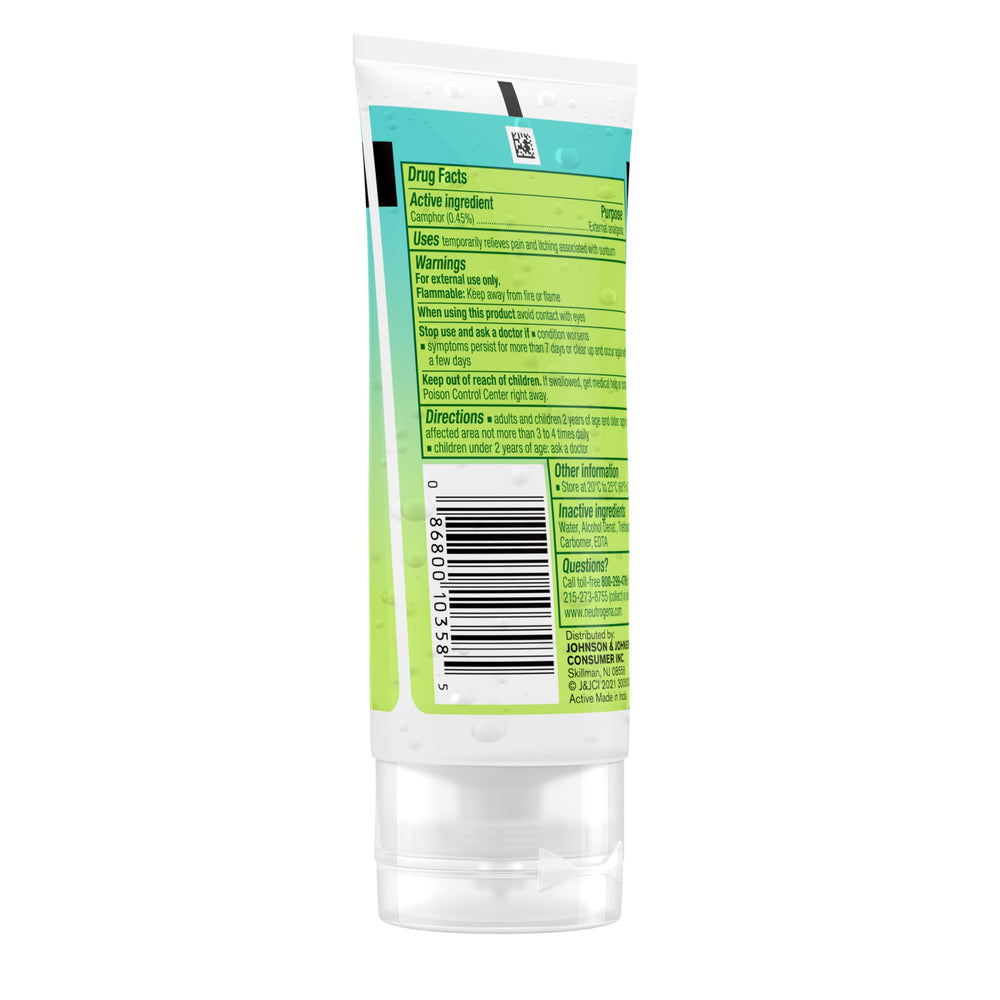 Neutrogena applied to child’s arm demonstrating safe use age two plus