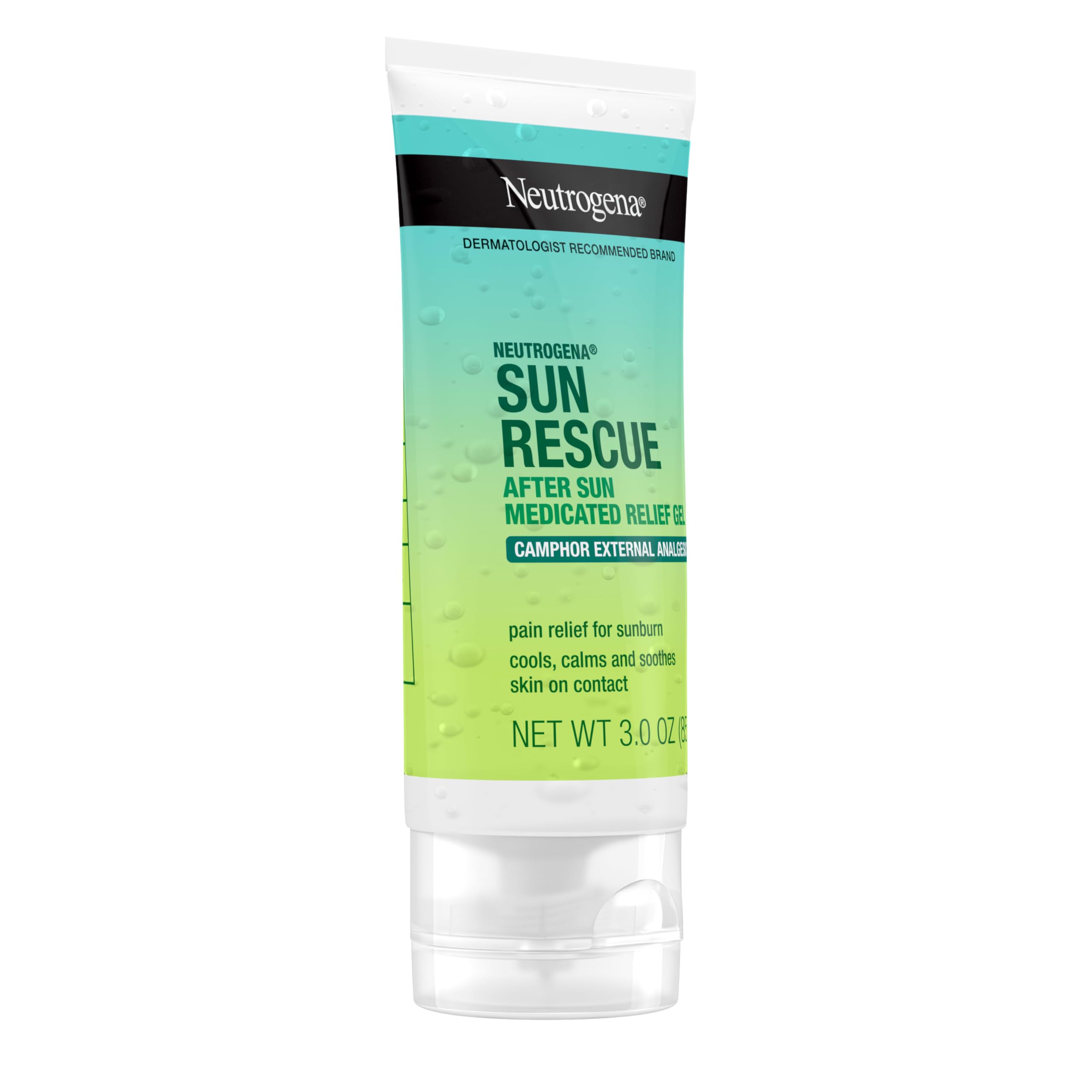 Neutrogena open tube with clear gel texture for fast absorption