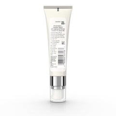 Neutrogena swatch on medium deep skin showing natural dewy finish and blendability