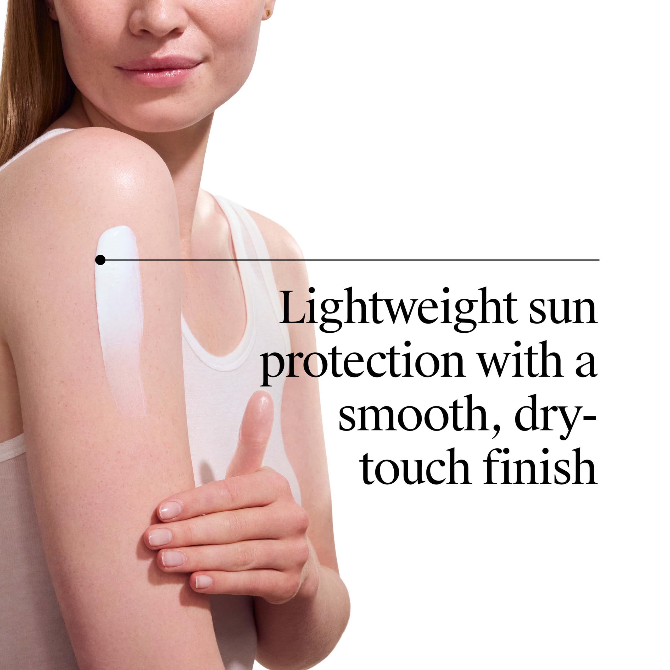 Neutrogena lotion texture on hand showing fast-absorbing, non-greasy feel