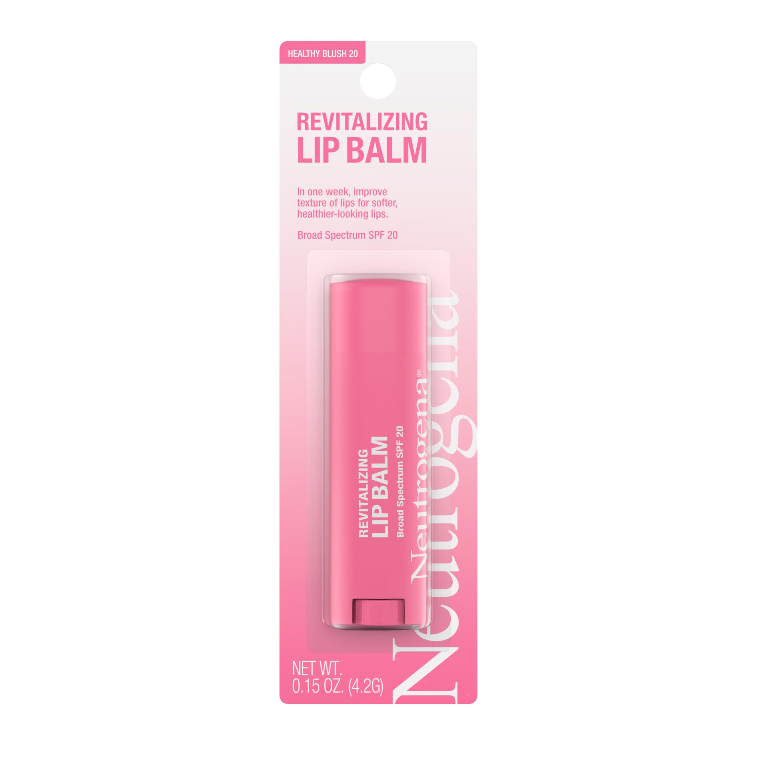 neutrogena on-model lips displaying natural healthy-blush tint and smoother look