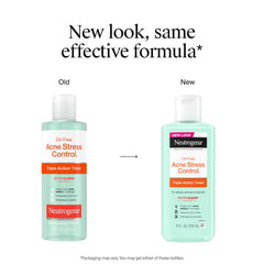 Neutrogena label close-up highlighting 2% salicylic acid and MicroClear