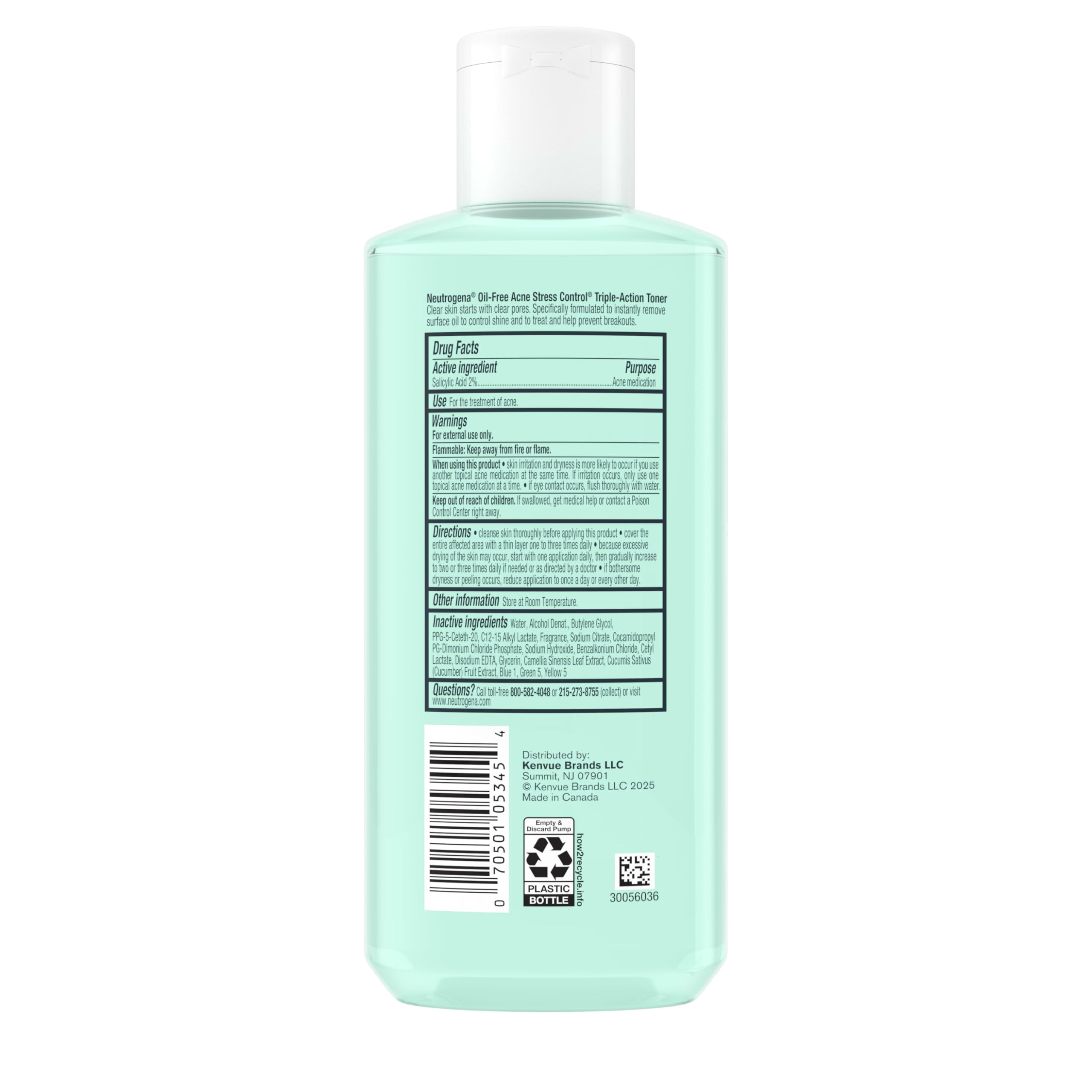 Neutrogena bottle beside a ruler to show the 8 fl oz scale