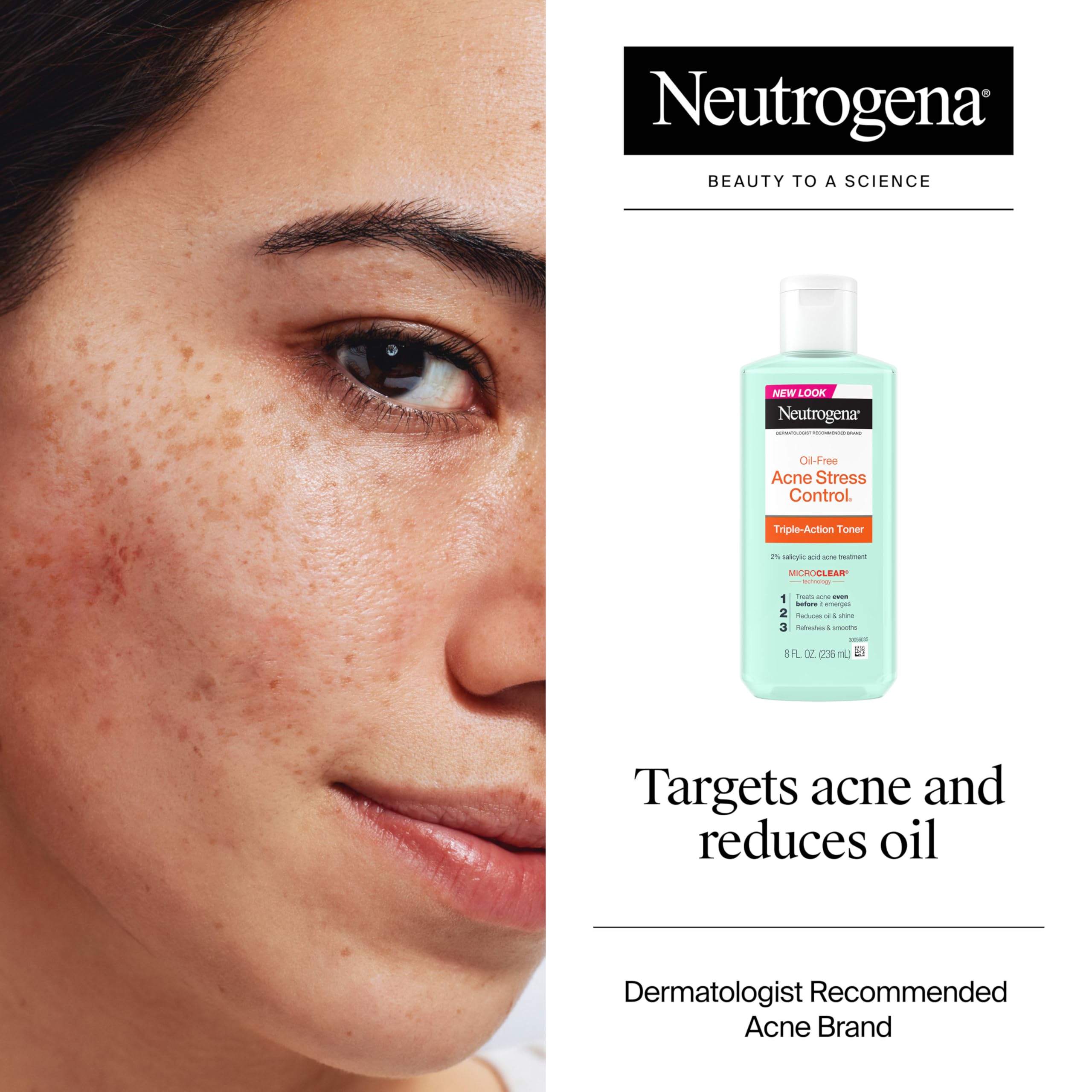 Neutrogena clear toner texture drop demonstrating lightweight hydration