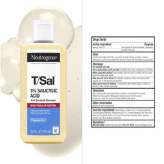 Neutrogena T/Sal on bathroom shelf in lifestyle scene suggesting daily care