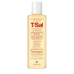 Neutrogena T/Sal label close-up listing 3% salicylic acid benefits