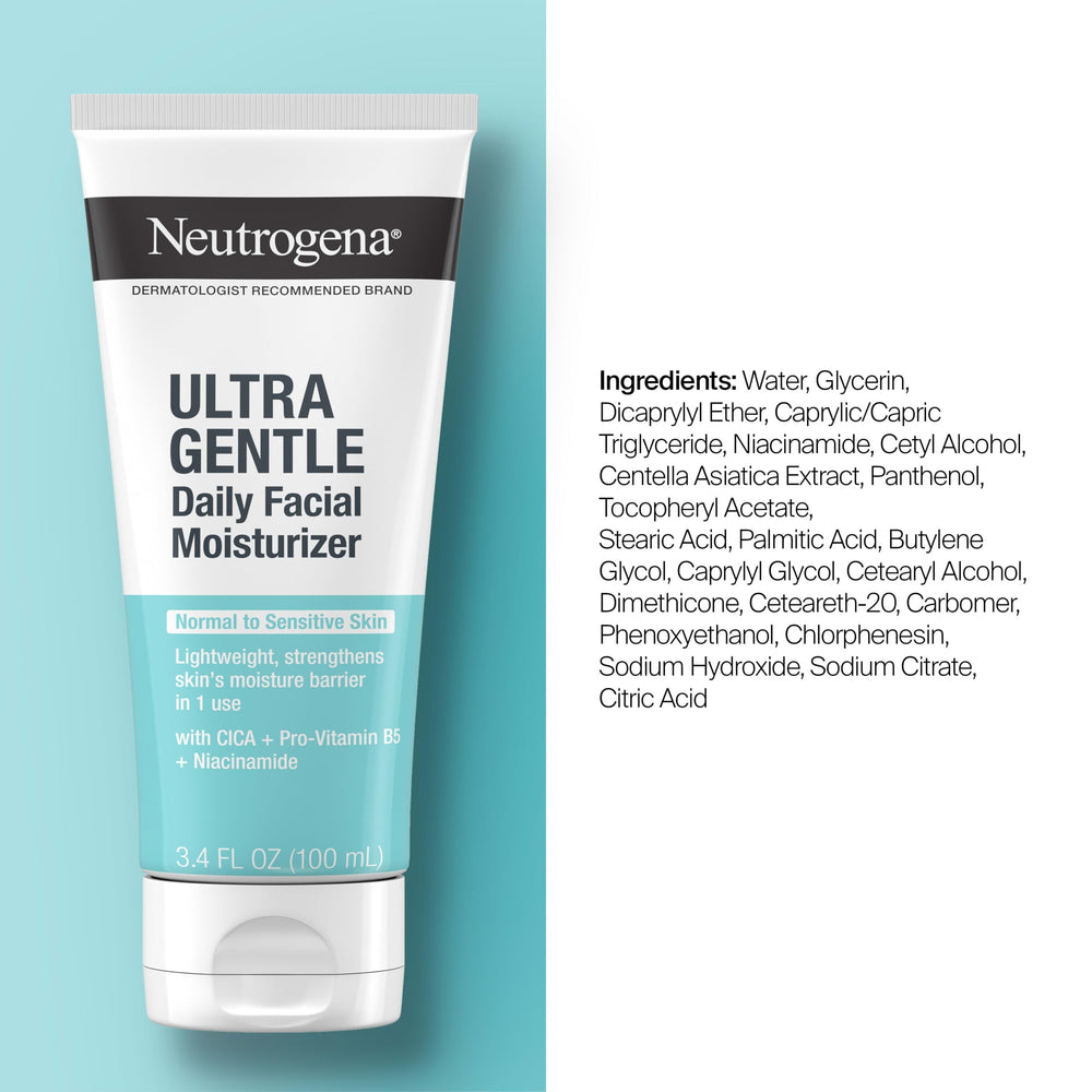 Neutrogena on bathroom shelf in routine setting promoting daily use