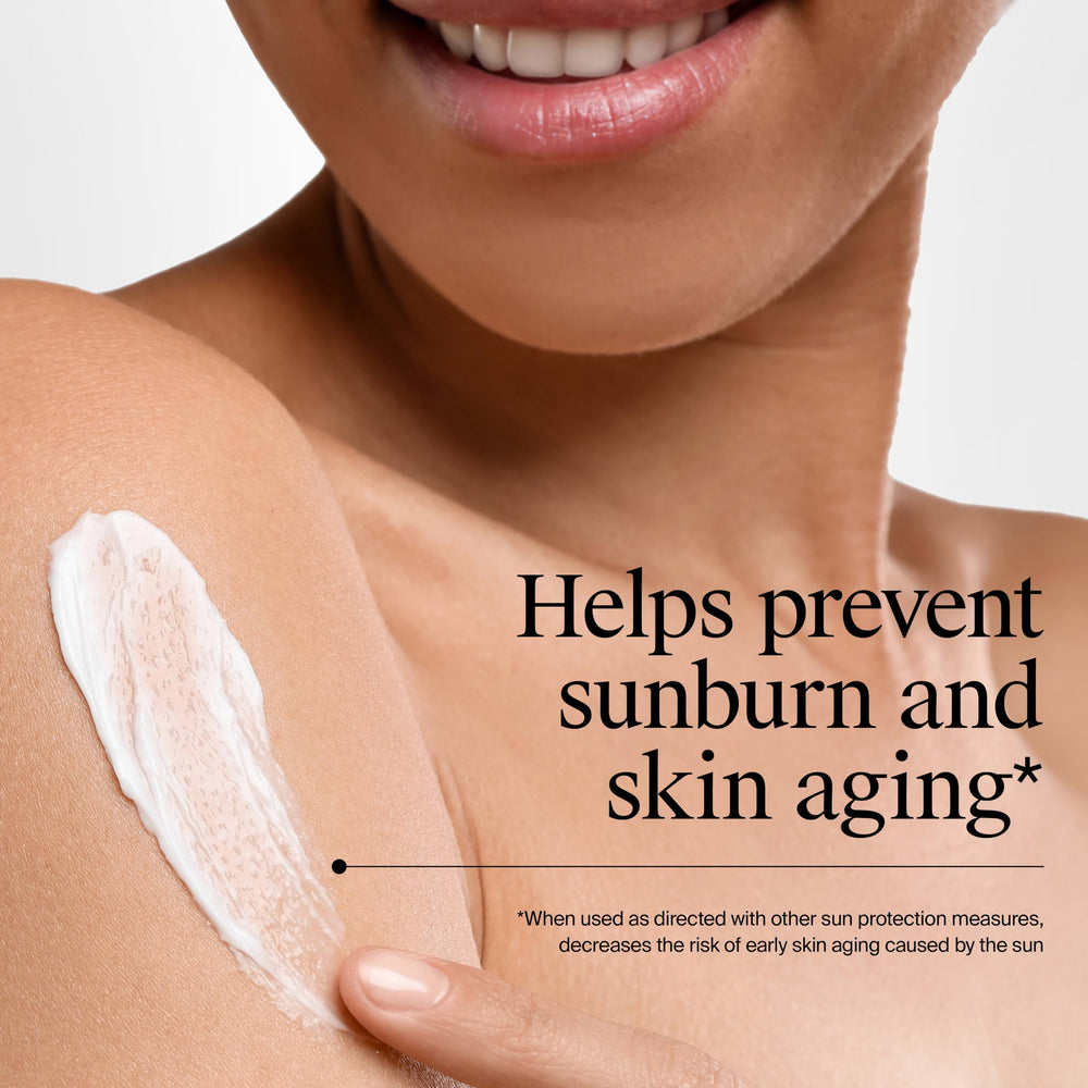 Applying Neutrogena on face for a smooth, non-greasy finish