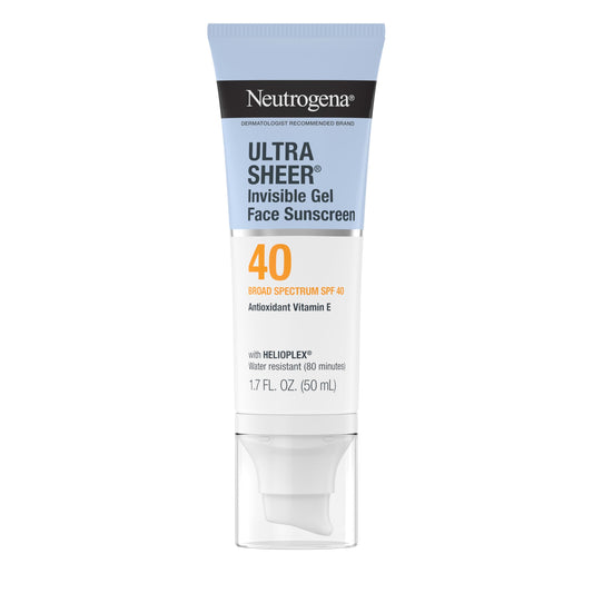 Neutrogena front packaging showing SPF 40 and matte finish benefit