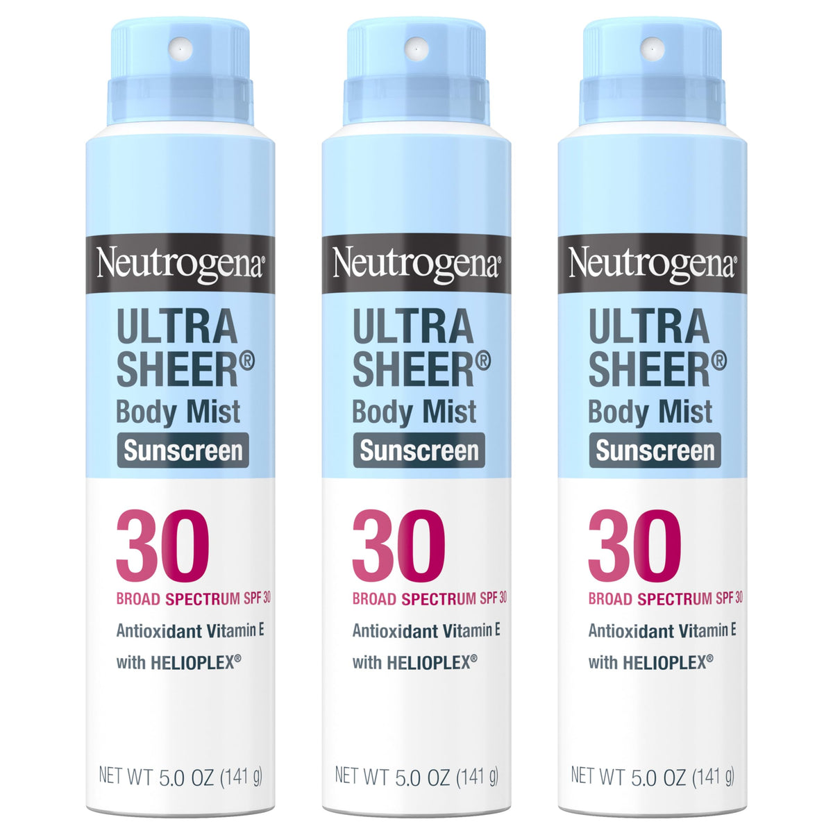 Neutrogena front packaging showing SPF 30 protection and matte finish benefit