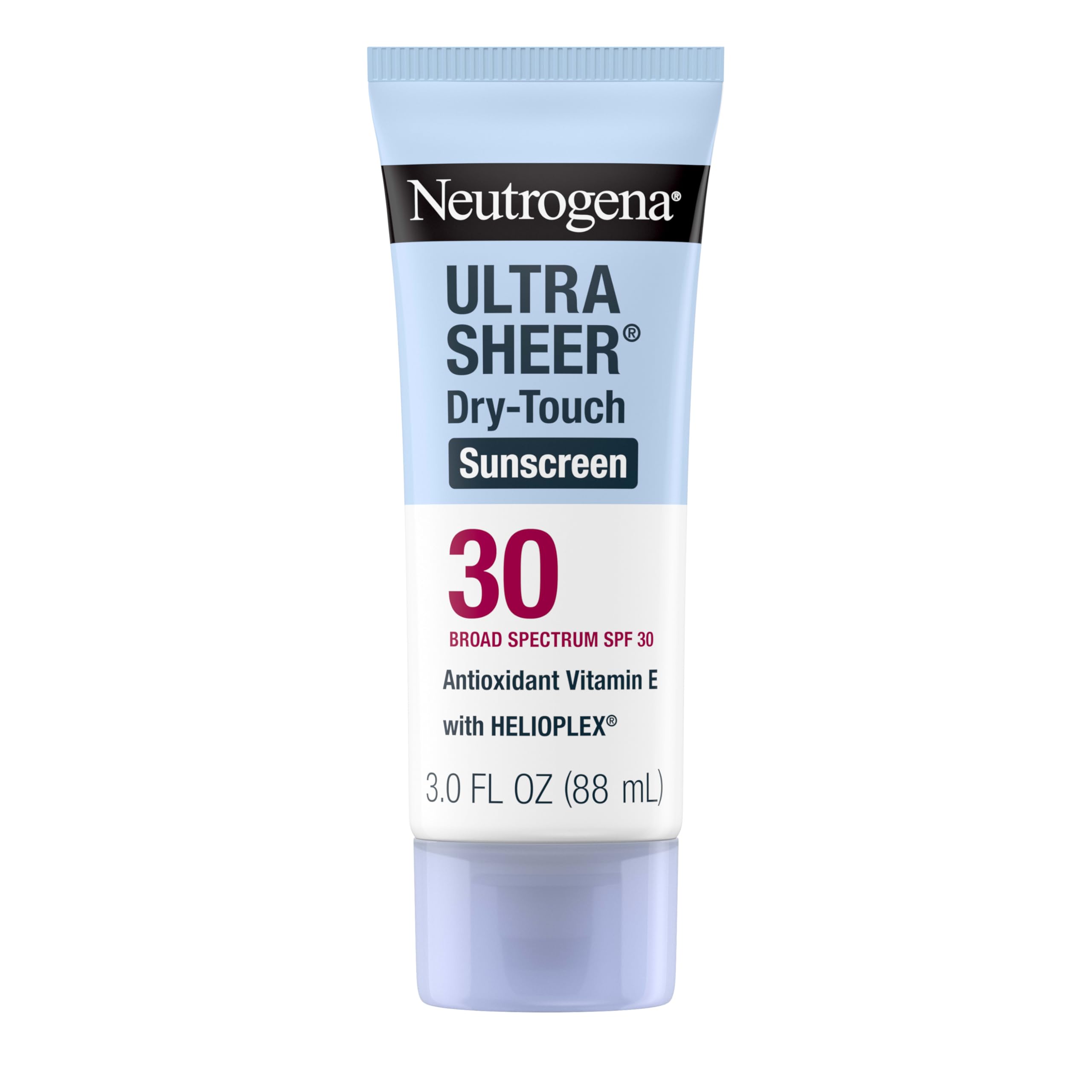 Neutrogena front tube showing SPF 30 for fast protection