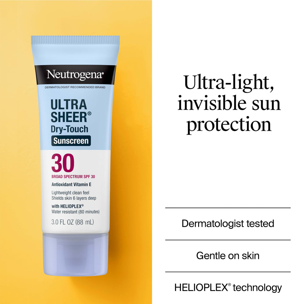 Neutrogena lotion texture close-up demonstrating quick absorption