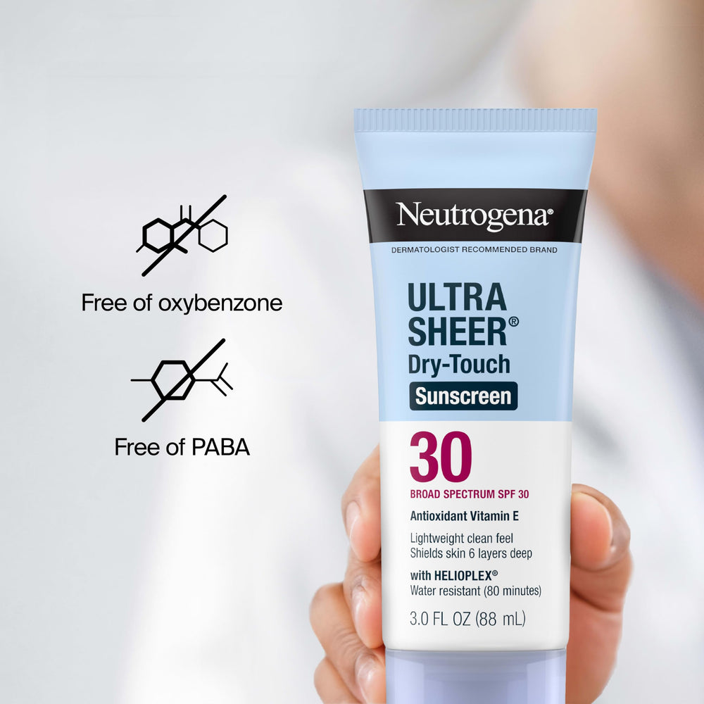 Neutrogena sunscreen being used during water activity for lasting wear