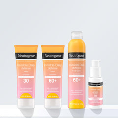 Neutrogena water splash demonstrating 80-minute water and sweat resistance
