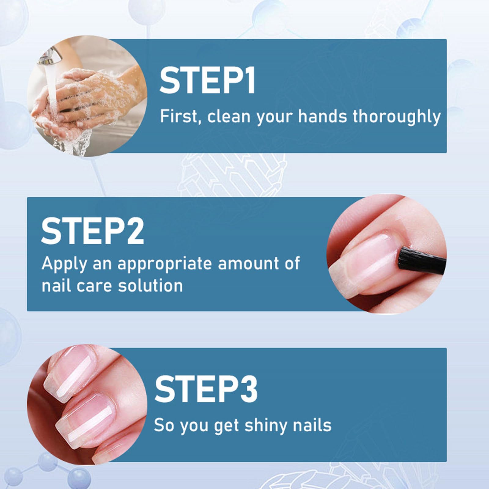 New Cover on bathroom vanity suggesting easy daily nail care routine