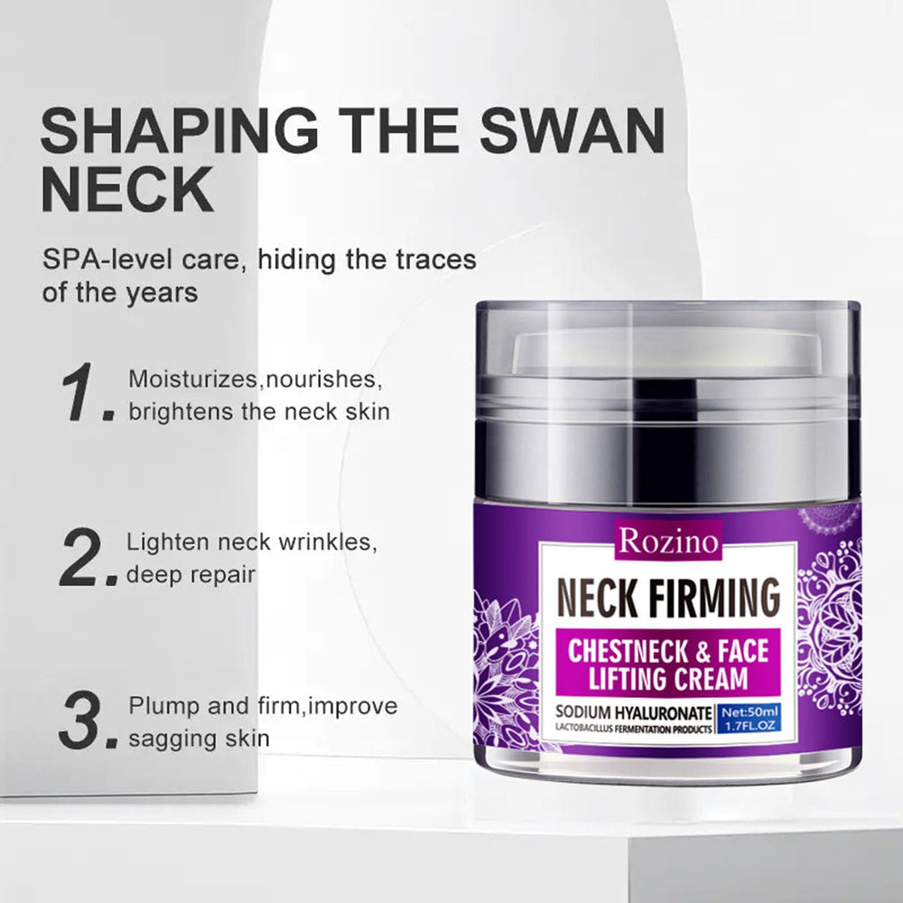 New Irven applied to neck and jawline demonstrating lifting motion and hydration