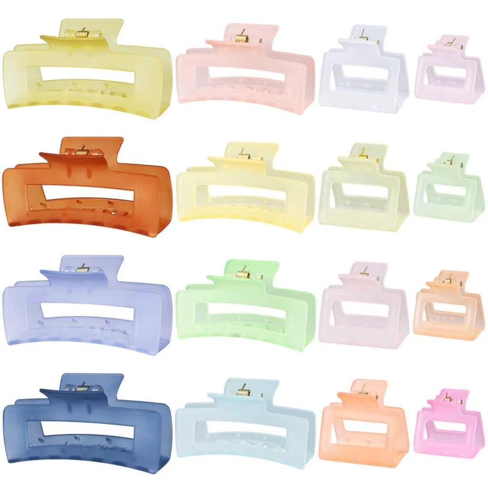 NEW LIVE front view of 16-piece clip set showing colors and sizes, easy selection