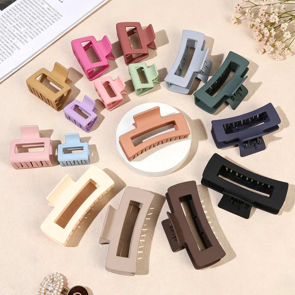 NEW LIVE small and mini clips beside a ruler showing compact size benefits