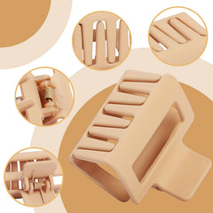 NEW LIVE small rectangle clip in hair demonstrating secure thin-hair benefit