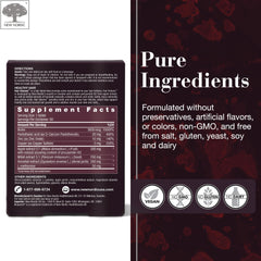 NEW NORDIC product label close-up showing ingredients and quality information for transparency