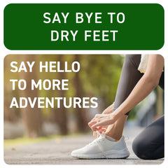 NEW YORK BIOLOGY cream being massaged into heel showing softening effect