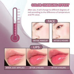 NewBang application on cheeks with fingertip for natural flush benefit